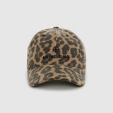 Anine Bing Jeremy Baseball Cap | Black/Brown Leopard