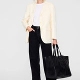 Anine Bing Large Rio Tote | Black Recycled Leather (PRE-ORDER)