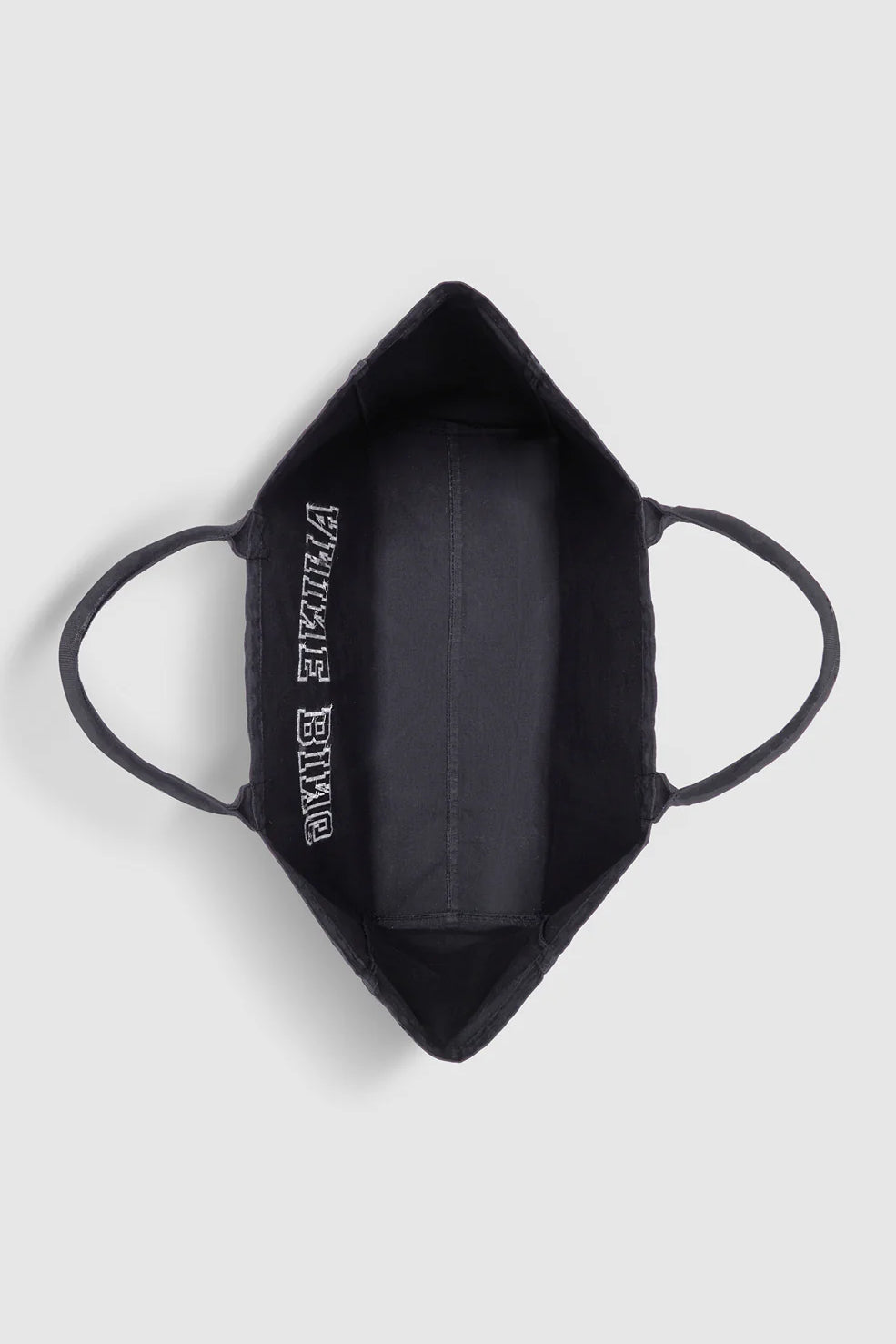Anine Bing Leo Canvas Tote | Washed Black (PRE-ORDER)