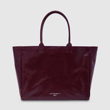 Anine Bing Leo Coated Canvas Tote | Fig (PRE-ORDER)