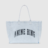 Anine Bing Leo Denim Tote | Lucid Blue