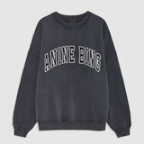 Anine Bing Miles Sweatshirt New Classic | Washed Black
