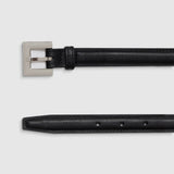Anine Bing Nicola Belt | Black/Silver