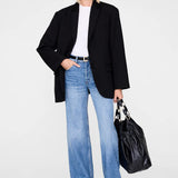 Anine Bing Quinn Blazer | Black