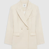 Anine Bing Tiphaine Blazer | Ecru