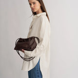 Brie Leon Alma Bag | Chocolate Nappa