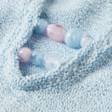 Hunza G Adriana Beaded Swim | Metallic Ice Blue