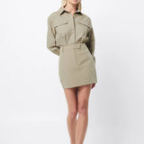 Mossman Alias Mini Skirt | Eucalyptus