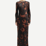 Samsoe Samsoe Alina Long Dress | Aster Cappuccino