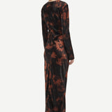 Samsoe Samsoe Alina Long Dress | Aster Cappuccino