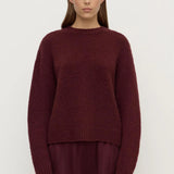 Assembly Label Ariel Knit | Merlot