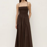 Assembly Label Aubrey Ruched Dress | Ganache