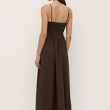 Assembly Label Aubrey Ruched Dress | Ganache