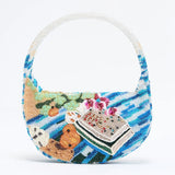 Acler Bead Birch Bag | Orange Afternoon