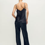 BIAS CUT PANTS SMALL POLKA DOT