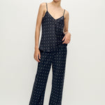 BIAS CUT PANTS SMALL POLKA DOT