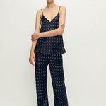 BIAS CUT PANTS SMALL POLKA DOT