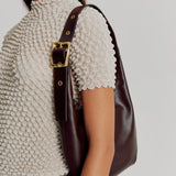 Brie Leon Everyday Croissant Bag | Chocolate