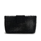 La Tribe Beaded Clutch | Black