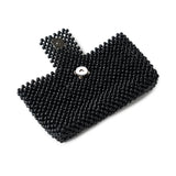 La Tribe Beaded Clutch | Black