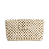 La Tribe Beaded Clutch | Bone