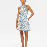 Kivari Bluebell Playsuit | Blue Ecru (PRE-ORDER)