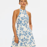Kivari Bluebell Playsuit | Blue Ecru (PRE-ORDER)