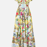 Camilla Frill Neck Dress With Hardware | Flor Fantastica Florfant
