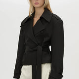 Camilla and Marc Asena Short Trench | Black (PRE-ORDER)
