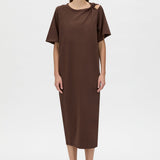 Camilla and Marc Juno Knot Tee Dress | Chocolate