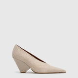 Camilla and Marc Rhys Pump | Cream Croc (PRE-ORDER)