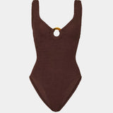 Hunza G Celine Swim  | Metalic Chocolate (PRE-ORDER)
