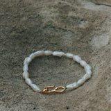 Saint Valentine Cielo Pearl Bracelet | Gold