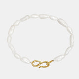 Saint Valentine Cielo Pearl Bracelet | Gold
