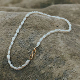 Saint Valentine Cielo Pearl Necklace | Gold