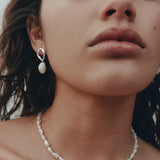 Saint Valentine Cielo Pearl Necklace | Silver