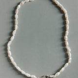 Saint Valentine Cielo Pearl Necklace | Silver