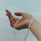 Saint Valentine Cielo Pearl Necklace | Silver