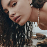 Saint Valentine Cielo Pearl Necklace | Silver