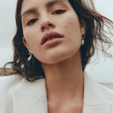 Saint Valentine Cielo Pearl Drop Earrings | Silver