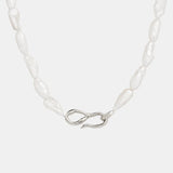 Saint Valentine Cielo Pearl Necklace | Silver