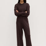 Cotton Cashmere Lounge Pant Ganache