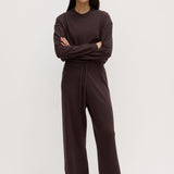 Cotton Cashmere Lounge Pant Ganache