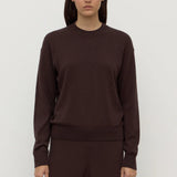 Assembly Label Cotton Cashmere Lounge Sweater | Ganache (PRE-ORDER)