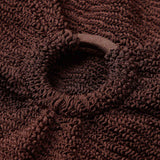 Hunza G Coverage Celine Swim With Tonal Hoops | Metallic Chocolate