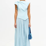 Acler Cornmore Midi Dress | Powder Blue