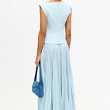 Acler Cornmore Midi Dress | Powder Blue