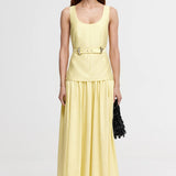 Acler Pennarly Maxi Dress | Lemon Sorbet