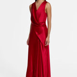 Acler Eastoncroft Maxi Dress | Garnet