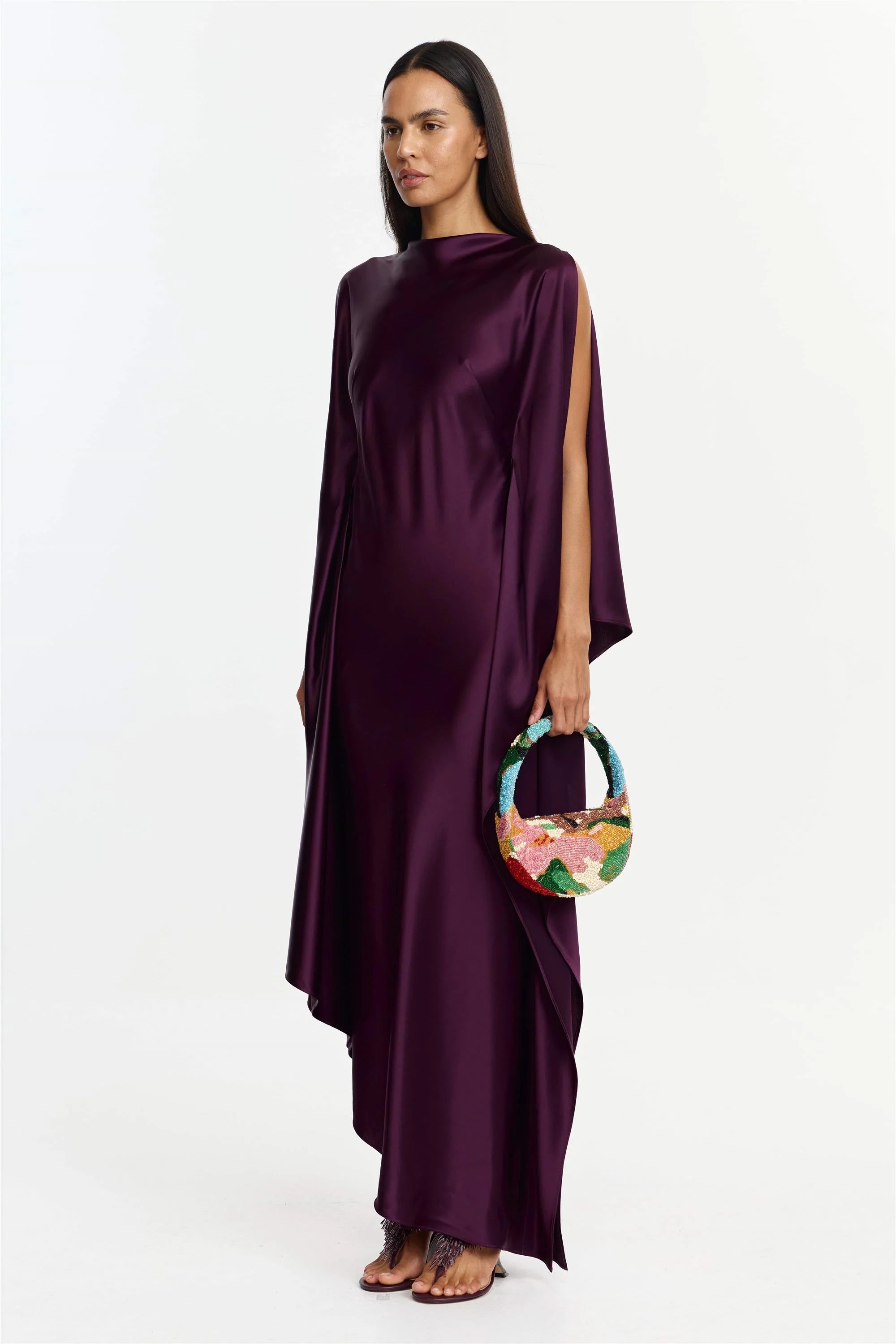 Acler Jarvis Maxi Dress | Fig (PRE-ORDER)